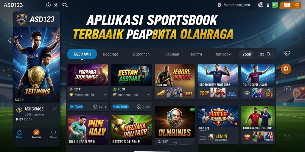 Tampilan gameplay menarik dari aplikasi Sportsbook ASD123.