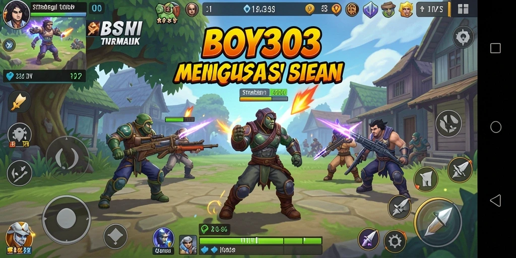 Tampilan gameplay mendebarkan dari BOY303 yang penuh strategi.