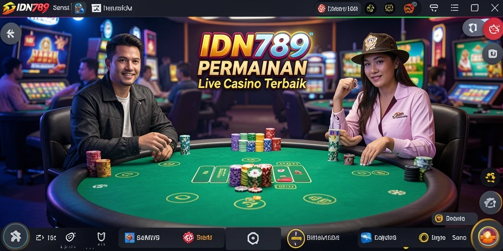 Tampilan gameplay Live Casino yang menarik dan interaktif.