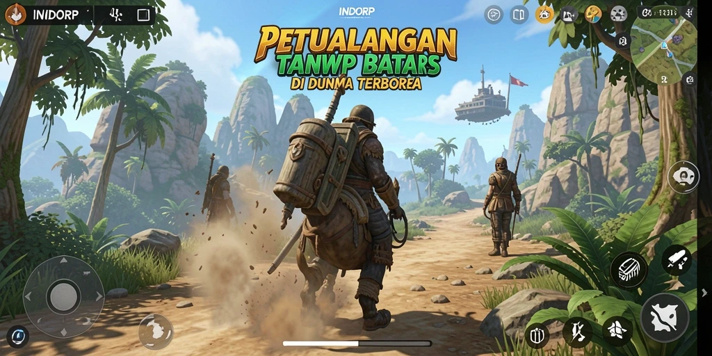 Tangkapan layar utama INDORP menampilkan aktivitas eksplorasi yang menarik.