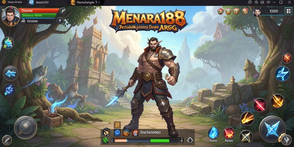 Gameplay intens dan seru dalam MENARA188 dengan pertarungan ARPG.