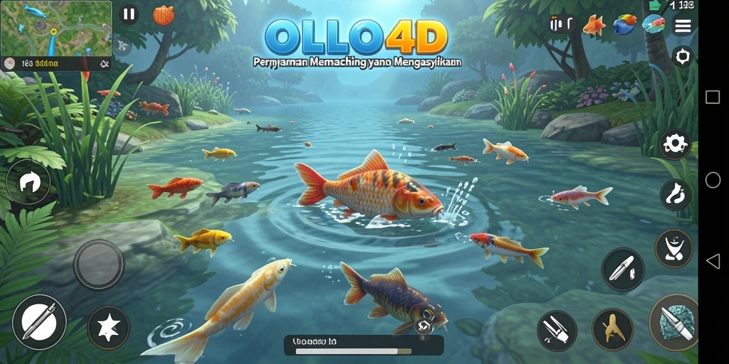 Tangkapan ikan besar dalam gameplay OLLO4D yang mendebarkan.