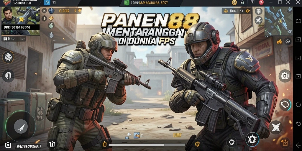 Tampilan menegangkan dalam gameplay <strong>PANEN88</strong> di medan pertempuran yang realistis.