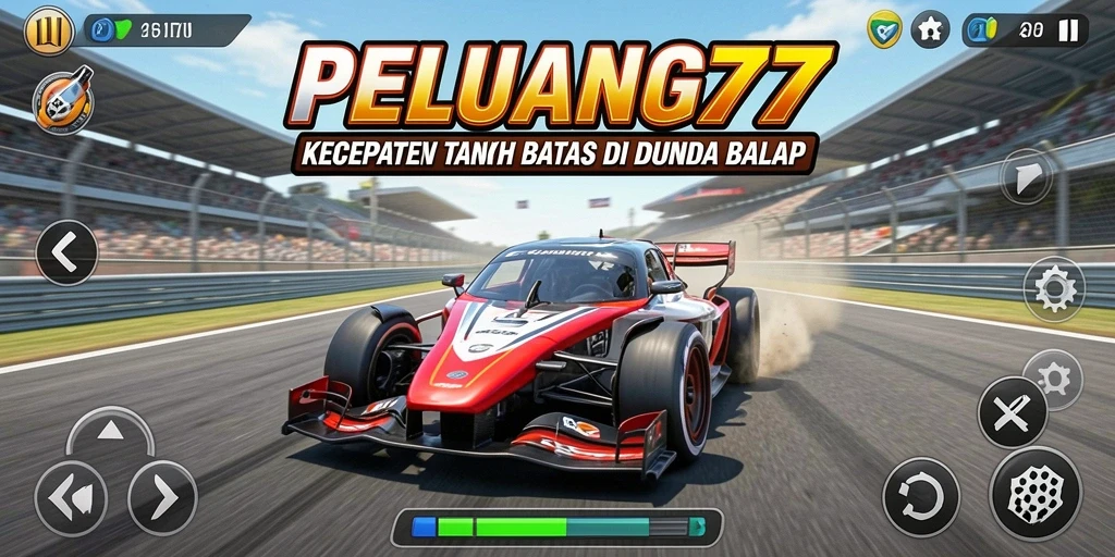 Tampilan gameplay PELUANG77 yang mendebarkan dan penuh aksi balap.