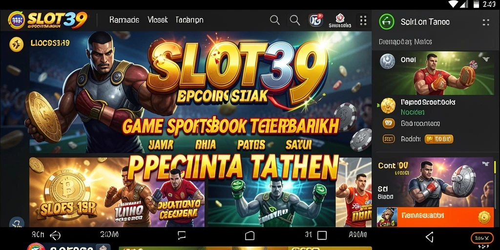 Tampilan gameplay SLOT39 yang menarik dan interaktif.
