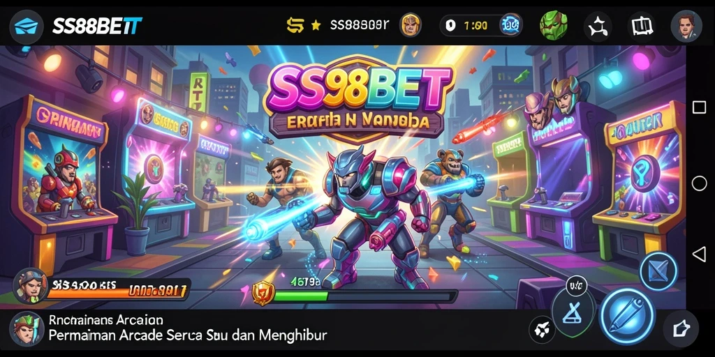 Tampilan menyenangkan dari gameplay seru SS88BET dalam genre Arcade.