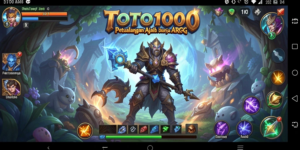 Tampilan gameplay ARPG yang menarik di TOTO1000.